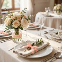 Prodotto Nastro decorativo in pizzo salmone 9mm 20m