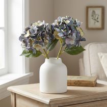 Prodotto Fiori artificiali in ortensia blu grandi Ø15cm L58cm 2 pezzi