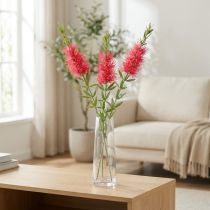Prodotto Detergenti per cilindri di fiori artificiali rosso carminio 70 cm 3 pezzi