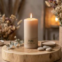 Prodotto Candela a colonna PURE Candele Wenzel beige 130/70mm