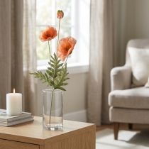 Prodotto Fiori artificiali fiori di seta decorazione papaveri 75 cm