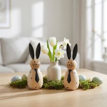 Prodotto Coniglio decorativo dal design semplice per accenti primaverili nel soggiorno, 12 cm, 2 pezzi