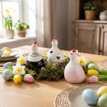Prodotto Polli decorativi Figure decorative pasquali pulcini 9,5 cm 3 pezzi