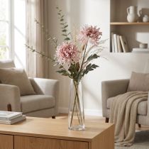Prodotto Crisantemi artificiali rosa malva Ø13cm L72cm 2 pezzi