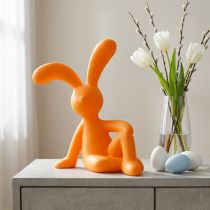 Prodotto Statuina decorativa a forma di coniglio per idee moderne di decorazioni pasquali, 38 cm