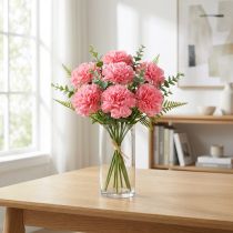 Prodotto Rosa artificiale del garofano 25cm 7pcs Pianta artificiale come reale!