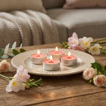 Prodotto Candele profumate alla fragola, profumo tealight, candela profumata per ambienti Ø3,5cm H1,5cm 18 pezzi