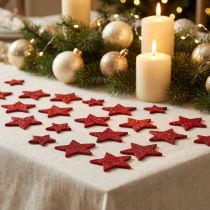 Prodotto Decorazioni sparse stelle rosse, mica 4-5 cm 40 pz