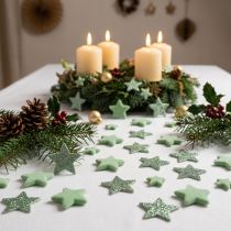 Prodotto Decorazione sparsa Stelle di Natale Stelle sparse verdi Ø4/5cm 40 pz