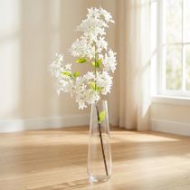 Prodotto Ramo di lillà artificiale Fiori bianchi L95cm