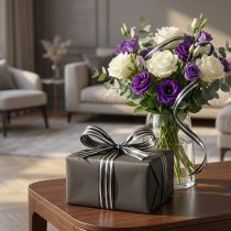 Prodotto Nastro di rafia nastro regalo argento nero nastro decorativo 200 m
