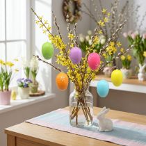 Prodotto Uova di Pasqua da appendere colorate 6 cm 12 pz