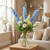 Prodotto Delphinium artificiale Blu Delphinium Fiore artificiale Fiori di seta