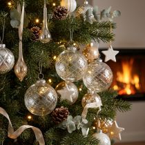 Prodotto Palle per albero di Natale, Palline di Natale trasparenti Ø7,5cm 3pz