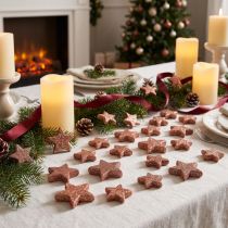 Prodotto Decorazioni sparse Stelle di Natale Stelle sparse rosa Ø4/5cm 40 pz