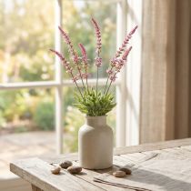Prodotto Fiori artificiali, decorazione lavanda, mazzo di lavanda viola 45 cm 3 pezzi