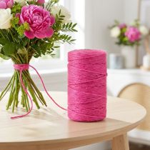 Prodotto Nastro di iuta cordone di iuta nastro decorativo di iuta fucsia Ø4mm 100m