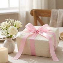 Prodotto Nastro regalo e decorativo 25 mm x 50 m rosa chiaro