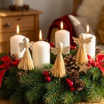 Prodotto Decorazione dell'Avvento angelo tappi decorativi per fiori 5×11 cm 12 pz