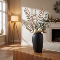 Prodotto Felce decorativa artificiale champagne metallizzato L85cm 2 pezzi