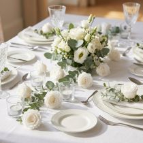 Prodotto Rose eterne Fiori stabilizzati Mini rose Bianco Ø3cm 16 pz