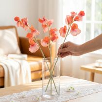 Prodotto Ramo artificiale di pisello odoroso, decorazione romantica per soggiorno o bagno, 68 cm, 3 pezzi