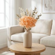 Prodotto Fiore essicato di ortensie per eleganti decorazioni floreali in casa, 65 cm