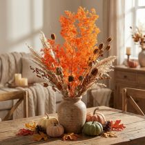 Prodotto Ramo di fiori di asparago essiccati, asparago ornamentale tinto, 65 cm, 80 g