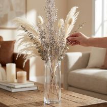 Prodotto Ramo decorativo rosso lavato bianco 64 cm Pianta artificiale come la cosa reale!