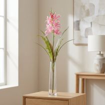Prodotto Fiori artificiali, fiori di seta decorativi giglio rosa 97 cm
