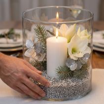 Prodotto Pietre decorative in granulato d'argento 2mm - 3mm 2kg