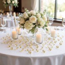 Prodotto Decorazione Diamanti Decorazione Matrimonio Champagne 12mm 150 Pz