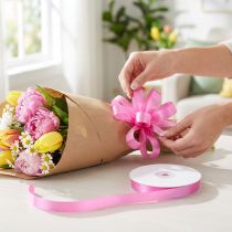 Prodotto Nastro arricciacapelli rosa 19 mm 100 m