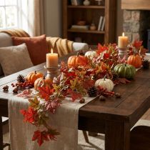 Prodotto Deco ramo d'acero decorazione autunnale 100 cm Pianta artificiale come reale!