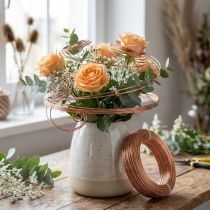 Prodotto Filo di alluminio da 2 mm per floricoltura e artigianato, 60 m, 500 g