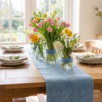Prodotto Nastro in feltro blu 15 cm 5 m