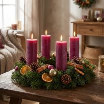 Prodotto Candele colorate in bastoncini di Berry 34x240mm 4 pz