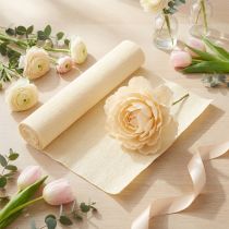 Prodotto Carta crespa per fioristi, colore champagne, 50 x 250 cm, 5 pezzi