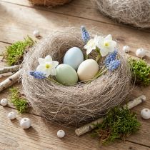 Prodotto Materiale artigianale naturale in fibre di palma, sbiancate, 1 kg di palma Palmyra per decorazioni e artigianato