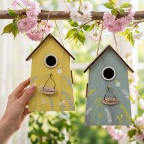 Prodotto Decorazione da appendere decorazione primaverile decorazione per casetta per uccelli in legno 19,5 cm 2 pezzi