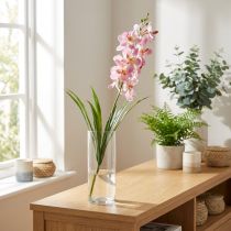 Prodotto Orchidea artificiale Fiore artificiale rosa bianco Orchidea 73 cm