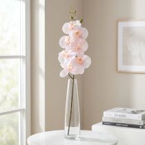 Prodotto Orchidea artificiale rosa Phalaenopsis Real Touch 83 cm
