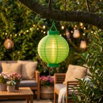 Prodotto Lampion LED con solare 20cm verde