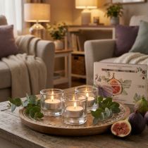 Prodotto Candele profumate Tealight al fico selvatico al bergamotto Ø3,5 cm 12 pz