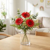 Prodotto Fiori artificiali Gerbera Rossa 45cm