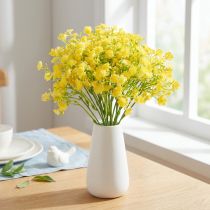Prodotto Gypsophila panicolata gesso erba fiori gialli L46cm 4 pz