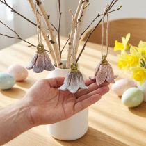 Prodotto Decoro fiori in ceramica mughetto da appendere Ø5cm 6 pz
