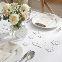 Prodotto Heart Mix White 3.3cm - 7cm 54pcs