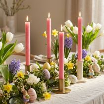 Prodotto Candele a bastoncino tinte di rosa 34 mm x 240 mm 4 pz