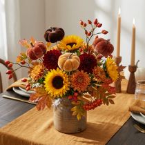 Prodotto Spina decorativa zucca decorativa arancione, marrone morbido Ø6,5m 9 pz